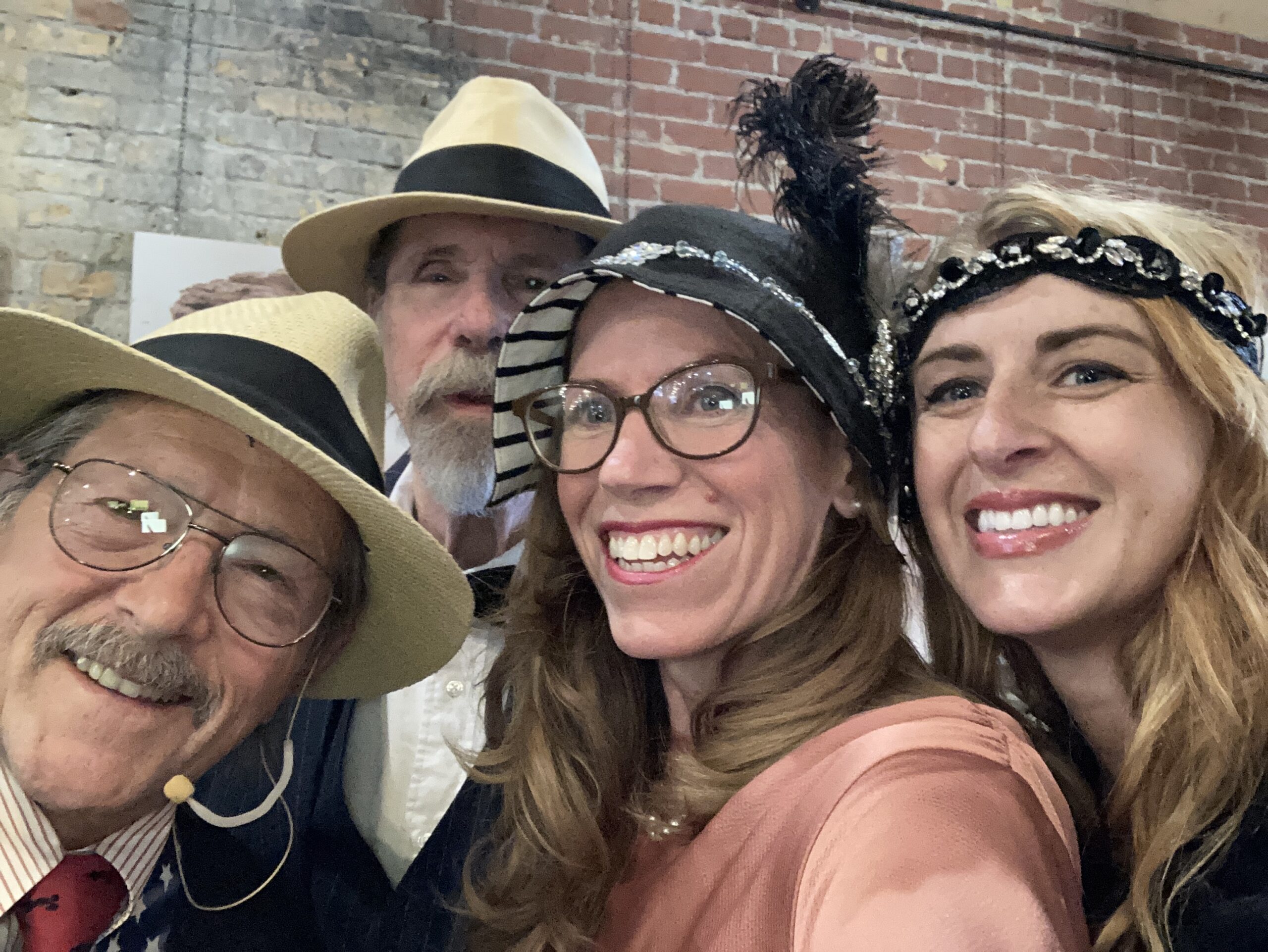 Do Lollies Vintage Jazz band performing at the Twin Falls Sandwich Company